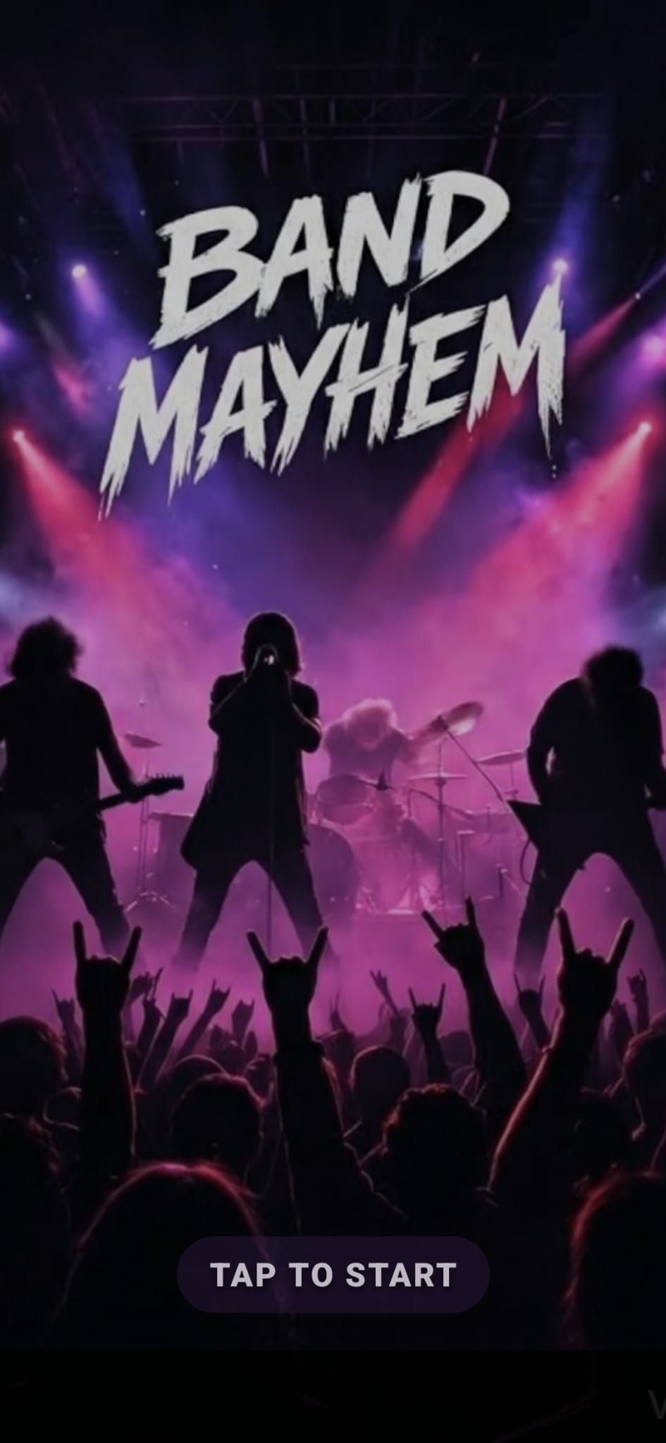 BandMayhem splash screen